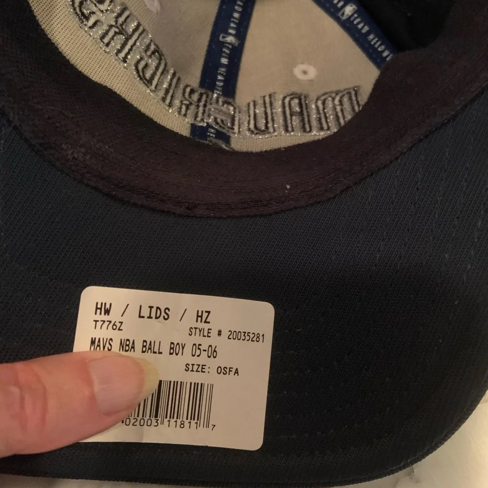 NBA Dallas Mavericks Boys Size Cap Hat NWT